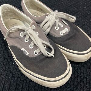 Vans Black and Gray Women's Sneakers